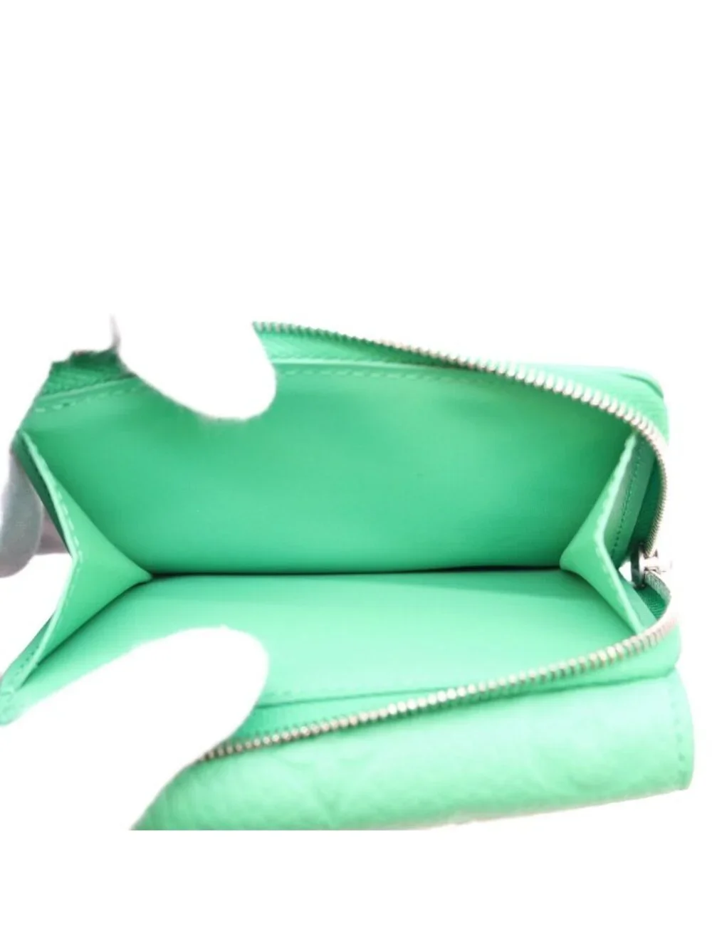 Louis Vuitton Monogram Taurillon Bamboo Green Portefeuille Pilot Trifold Wallet